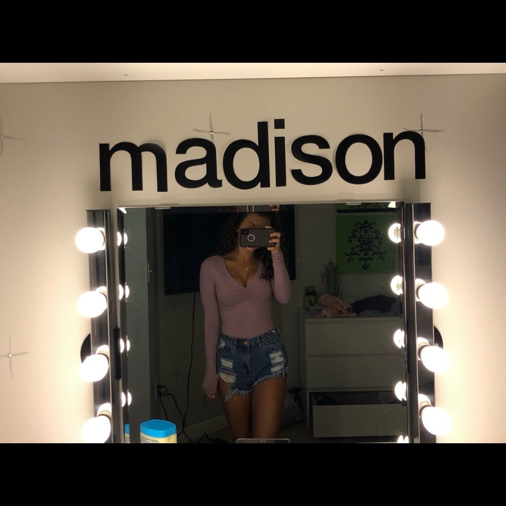 Forever 22 purple bodysuit